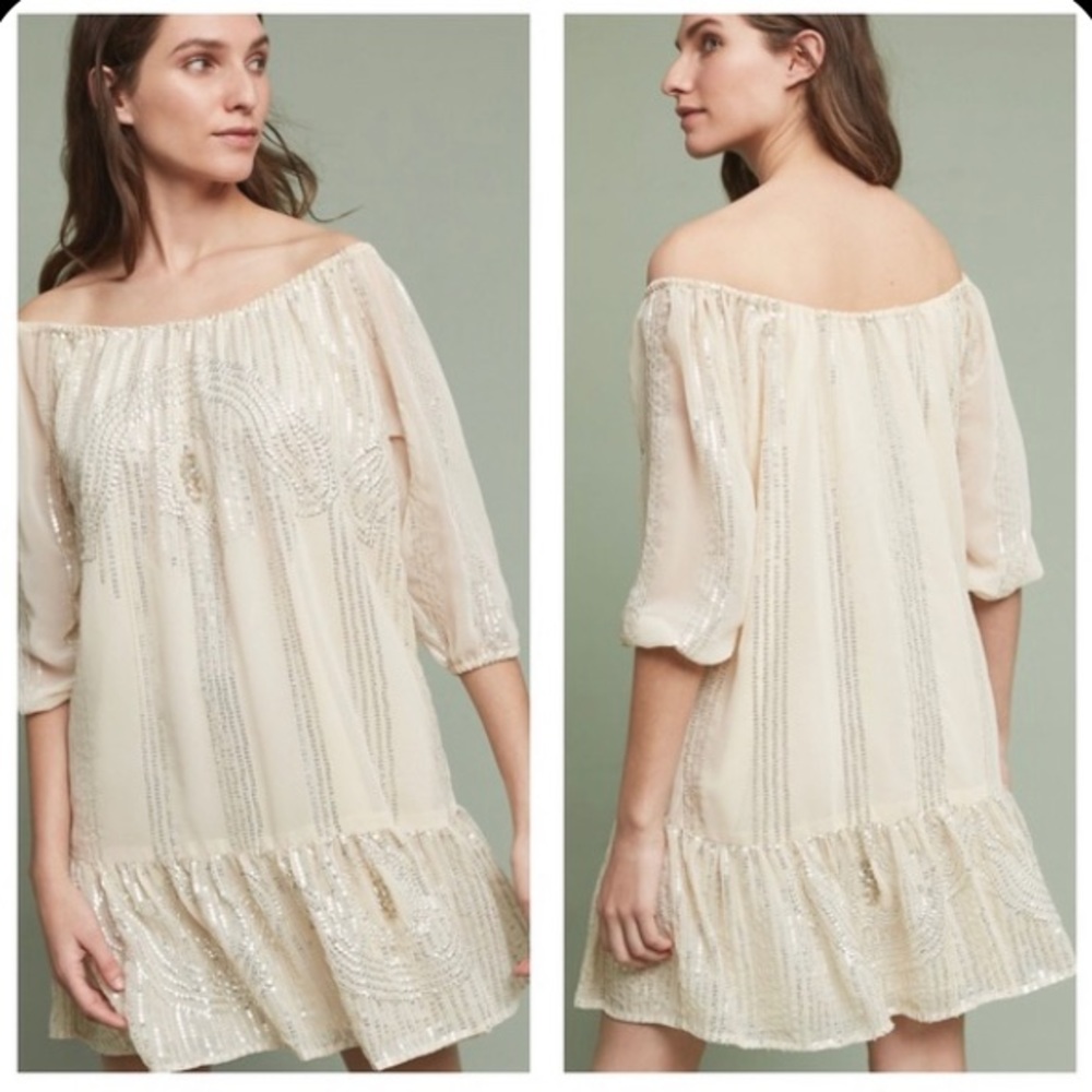 Anthropologie Women’s sequin dress